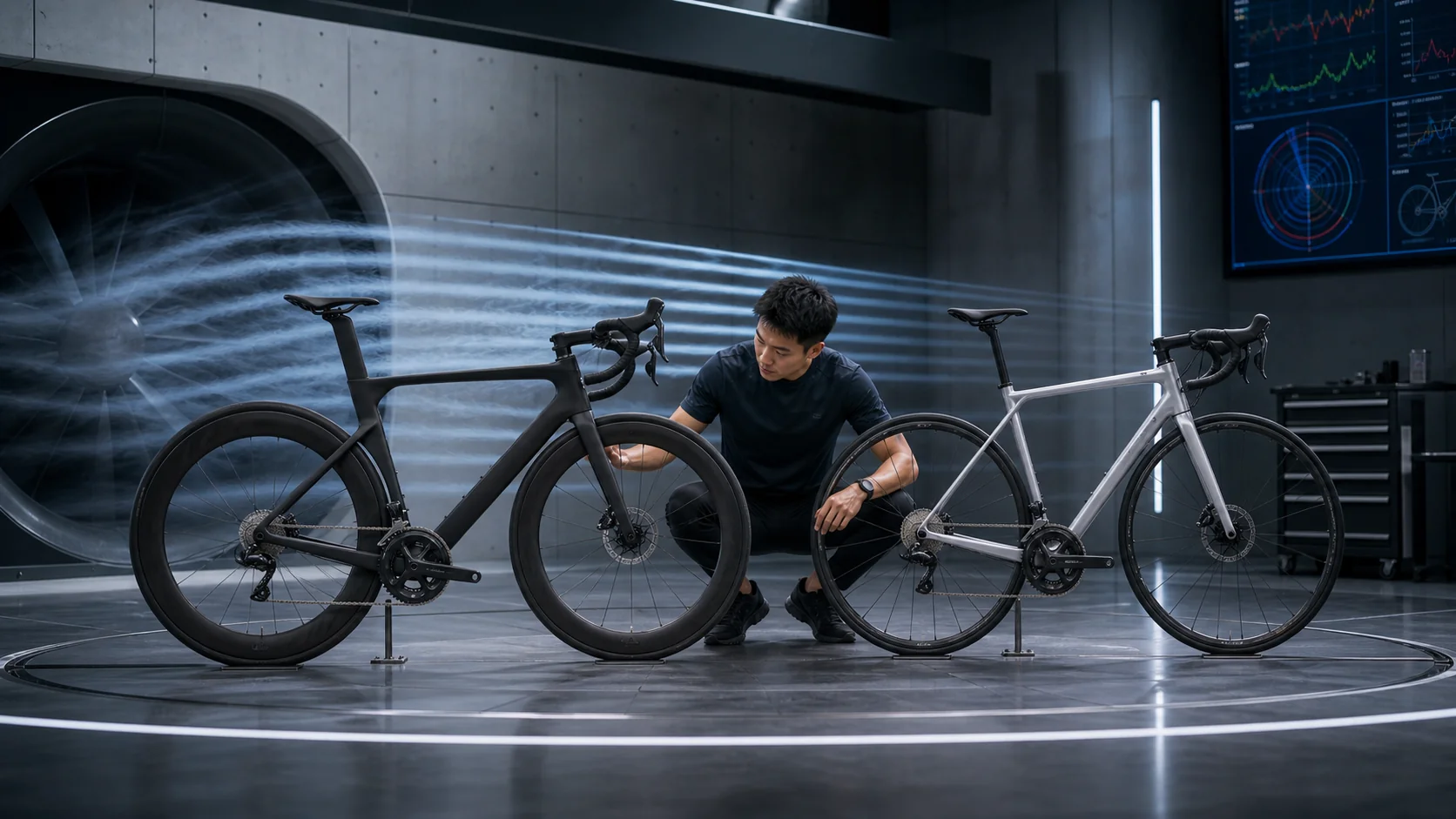 空力車架與輕量車架比較主視覺