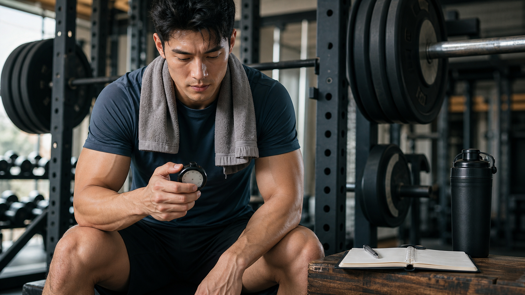 休息間隔的科學:組間該休多久,才練得出肌力與肌肥大
