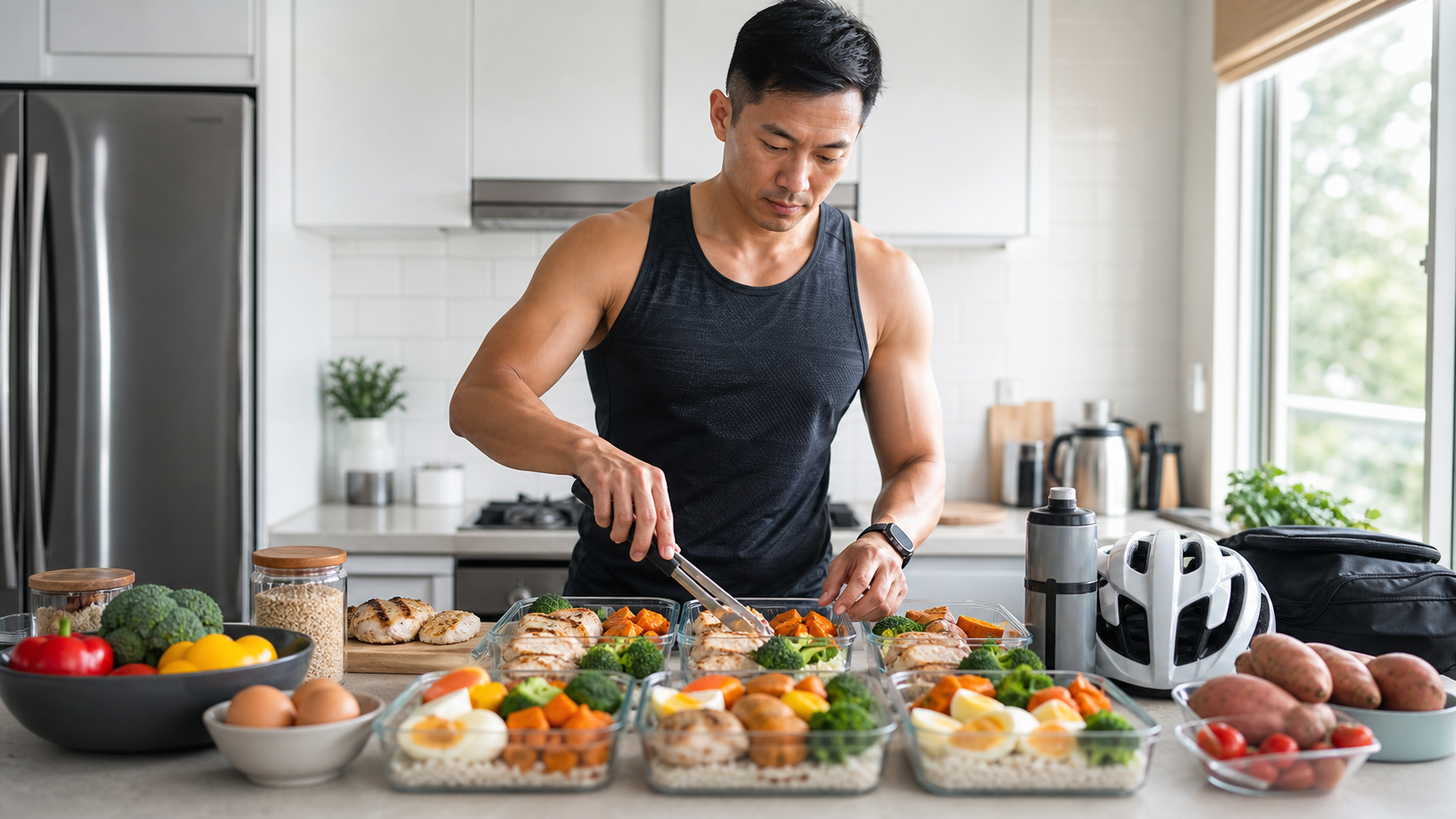 運動員的備餐meal prep實戰:效率、營養均衡、保存與變化的完整攻略