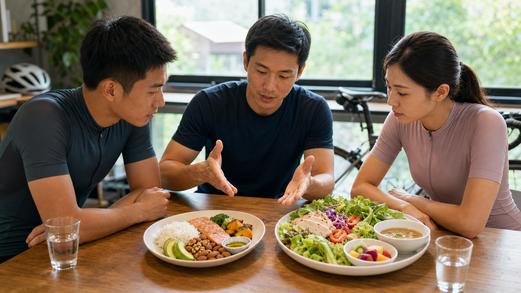 運動員的能量密度管理:用「同樣一餐、不同體積」精準增重與減重