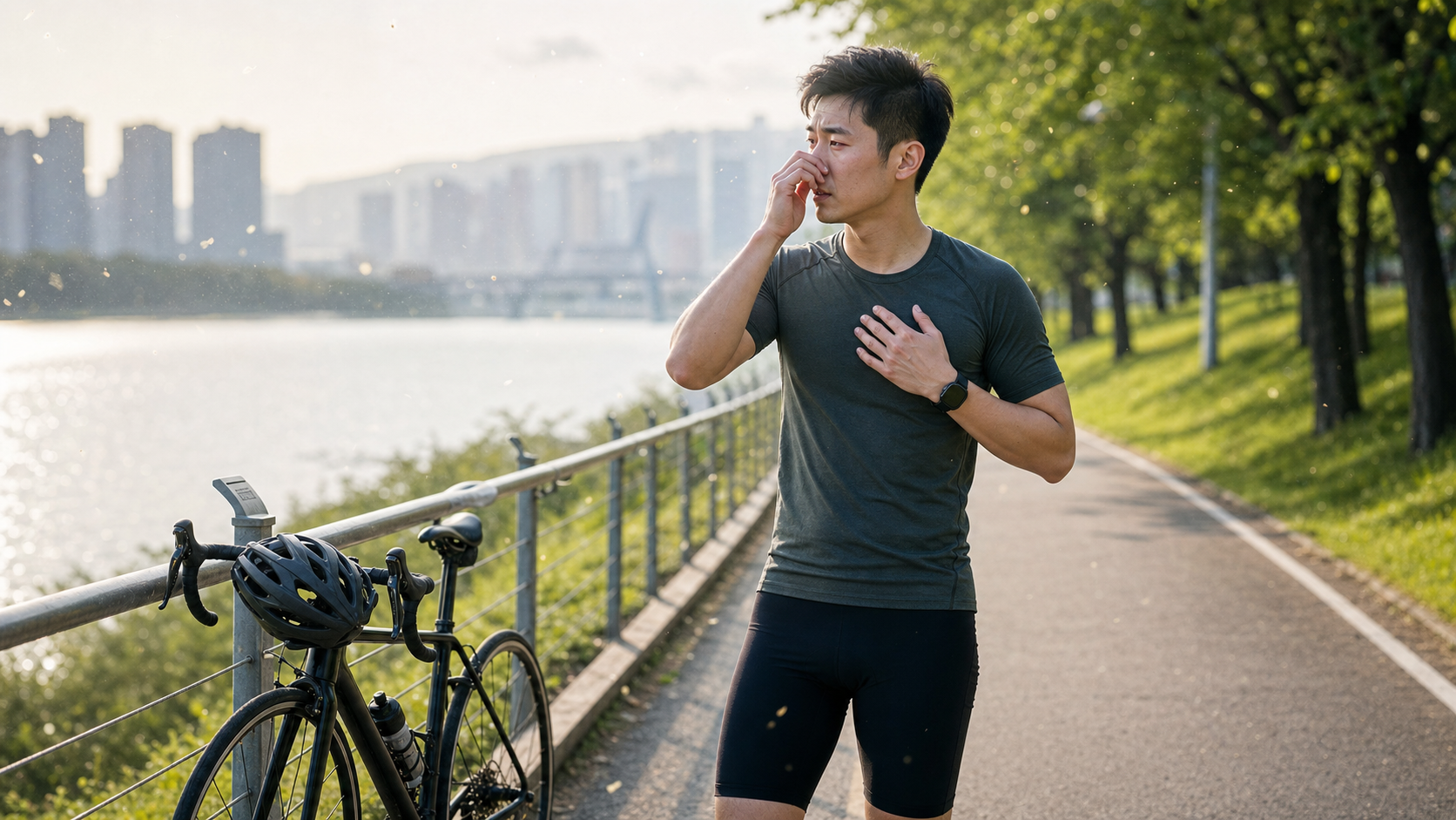 運動與過敏及花粉季:騎車、跑步族的鼻塞、咳嗽與喘不過氣,教練帶你科學管理