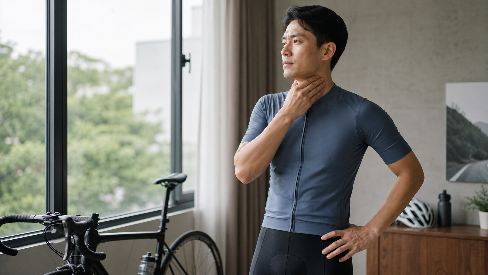 感冒能不能騎車？運動員呼吸道感染的「頸部法則」與恢復全指南
