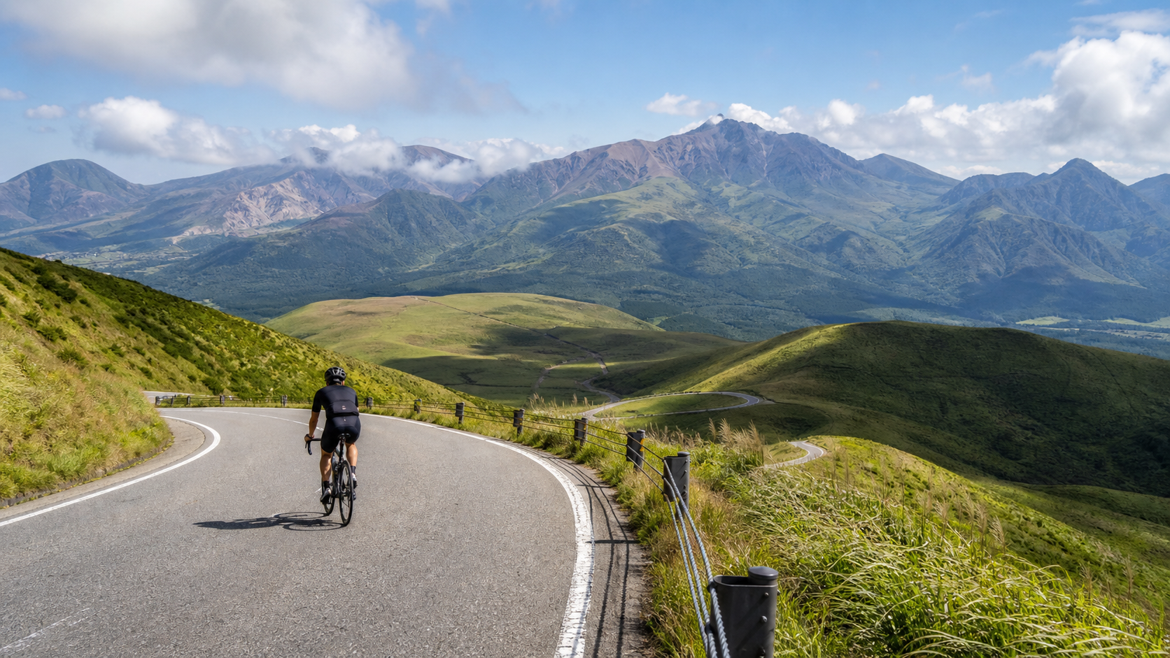 站在九州的屋脊上:騎山並公路,長者原到牧の戶峠的絕景高原