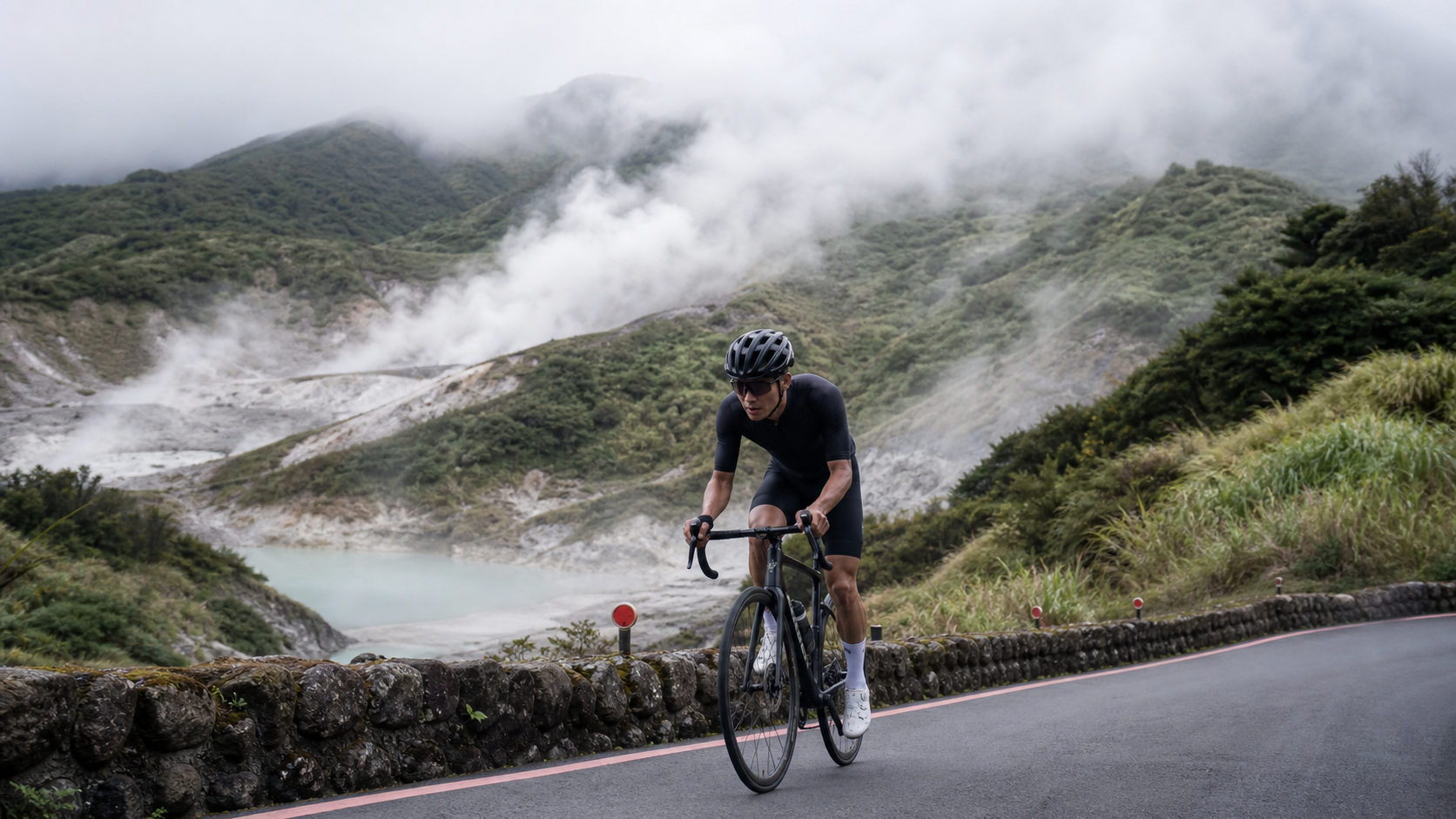冷水坑的硫磺氣息與雲霧:陽明山東側,一段關於堅持的騎乘記憶