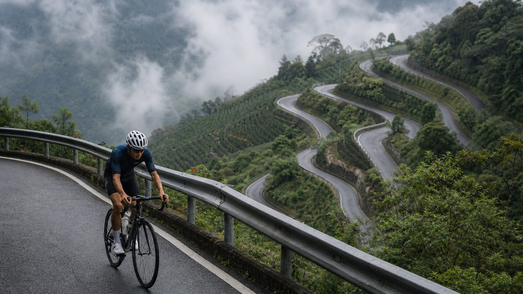 36個彎道,36次與自己對話:梅山36彎的公路奇觀與騎乘哲學