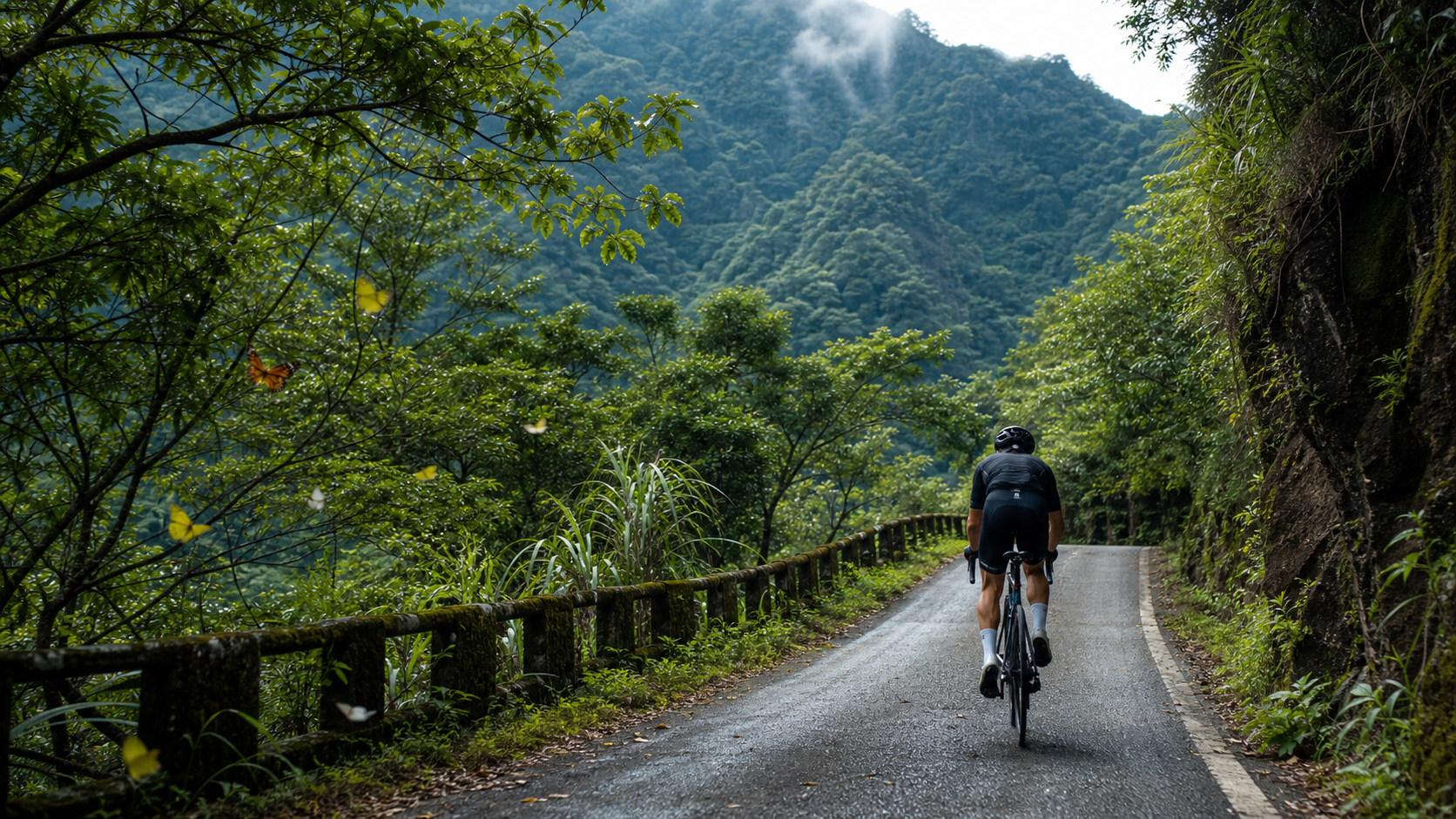 在利嘉林道遇見蝴蝶與寧靜：一段大巴六九山區的爬坡與人文之旅
