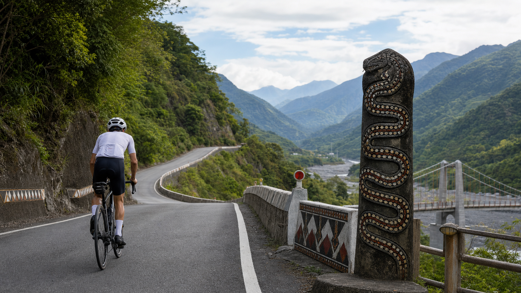 紹雅產業道路:騎進土坂吊橋後的排灣族部落,一段人車稀少的秘境長坡
