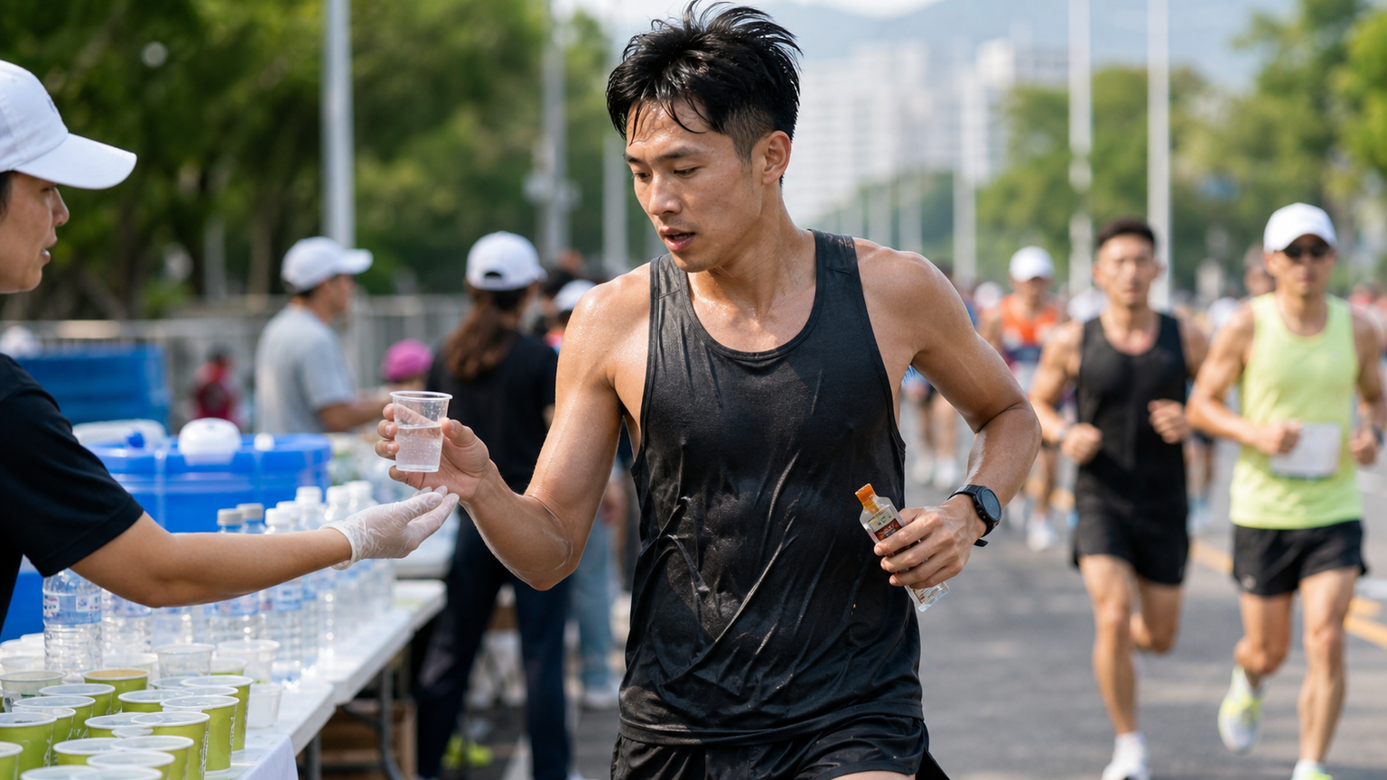 馬拉松補給策略:比賽中的水分與能量攝取