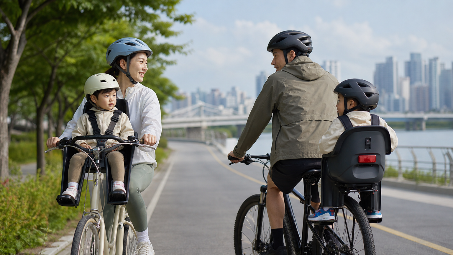 自行車兒童座椅選購:前座vs後座的安全比較