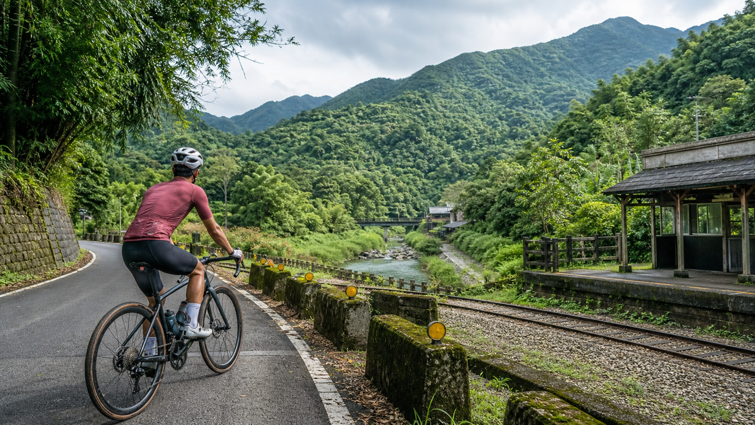 平溪、菁桐、十分老街單車小旅行