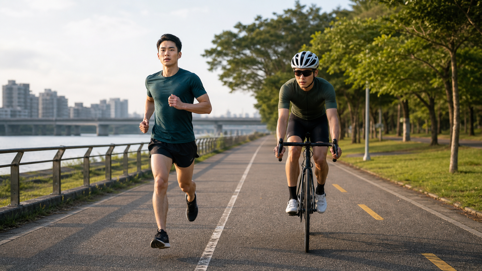 跑步 vs 騎車:哪種運動更有效率燃燒脂肪