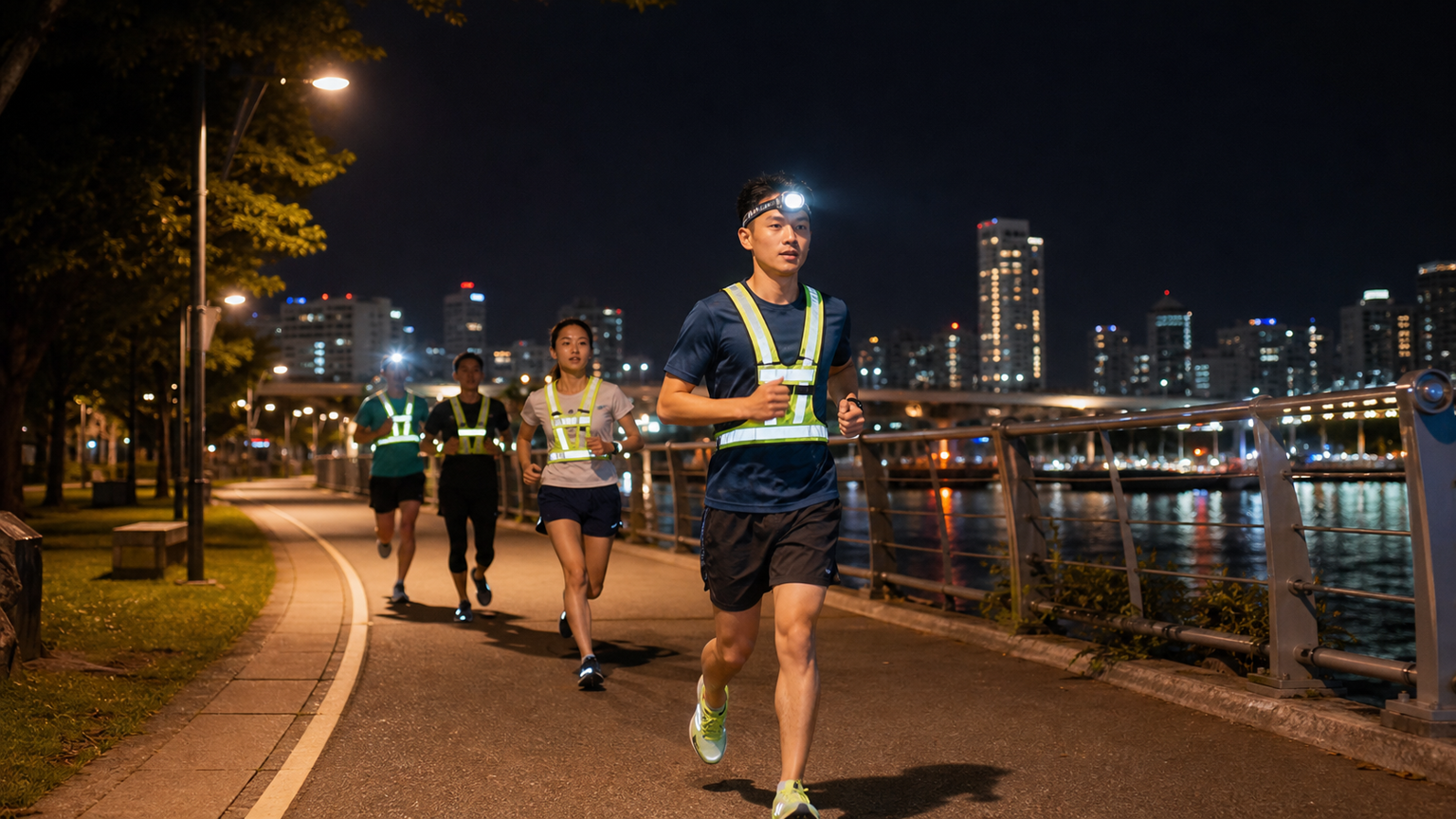 夜跑文化在台灣:晚上跑步的安全與好處