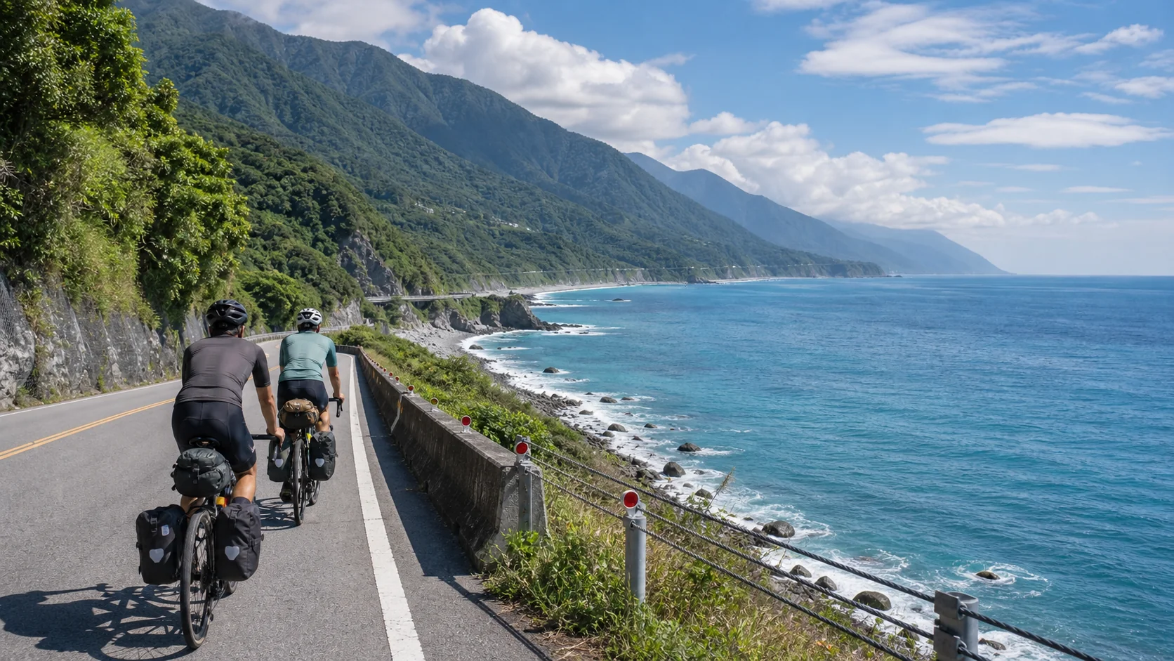 台灣東部單車旅行山海路線主視覺