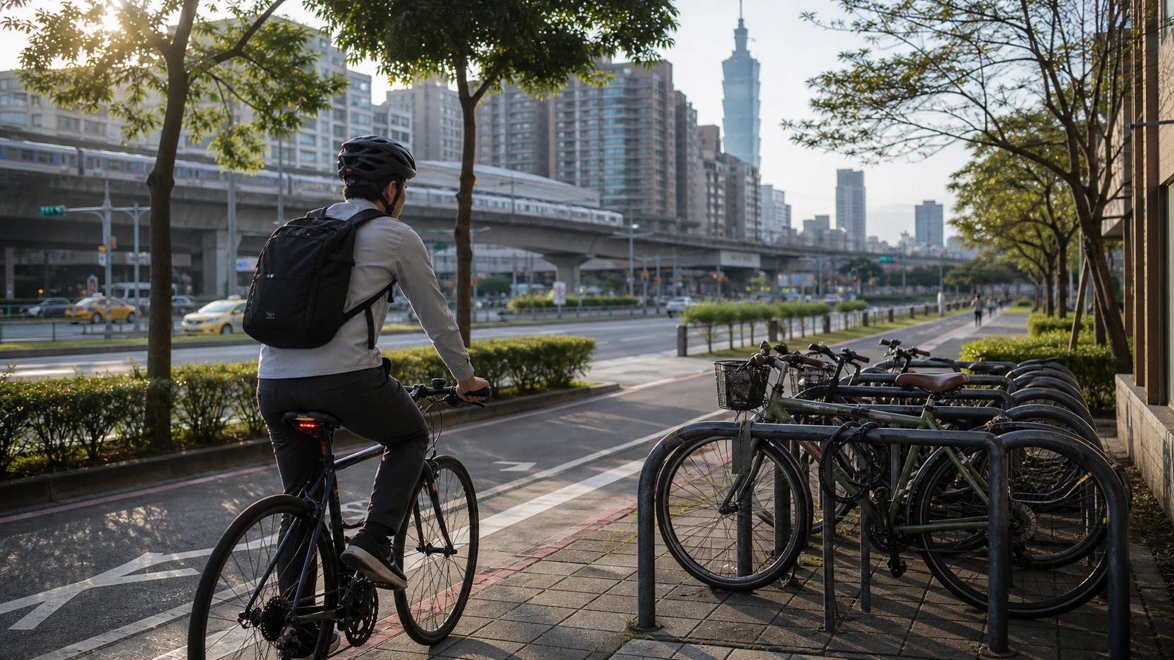 台北市騎車通勤主視覺