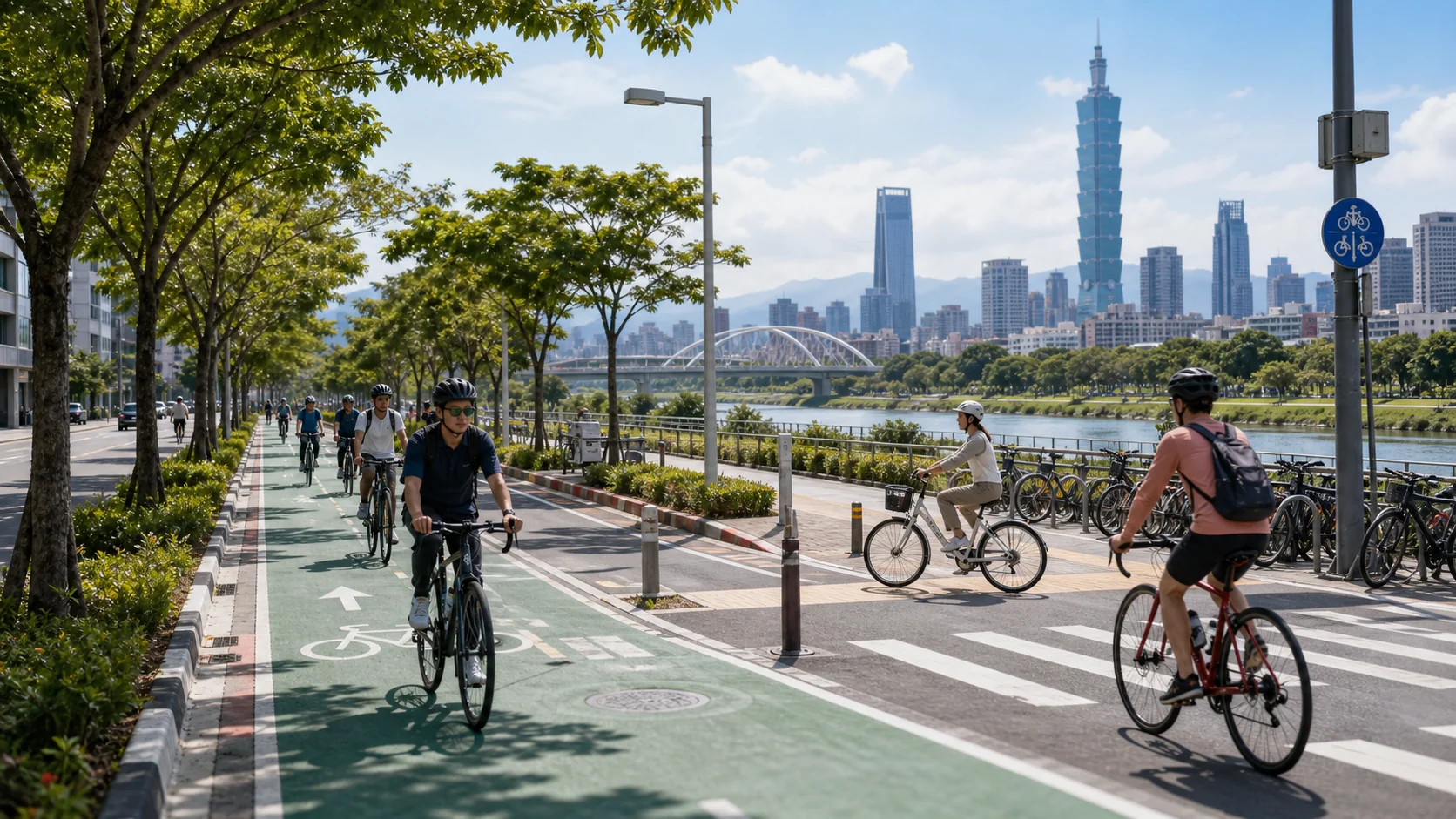 台灣自行車友善城市主視覺