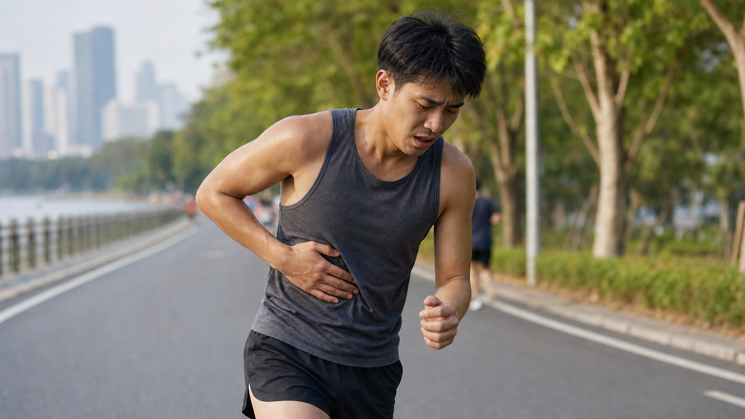 跑步側腹痛的真實機制:為什麼總在比賽中段刺一下?