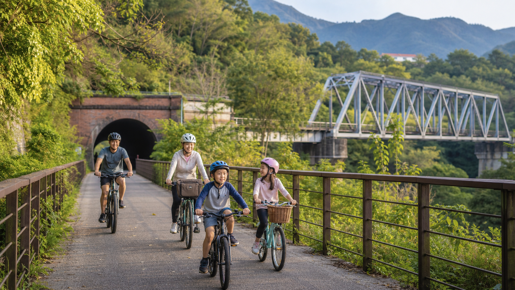 台中東豐與后豐鐵馬道:舊山線改建的親子綠廊縱走