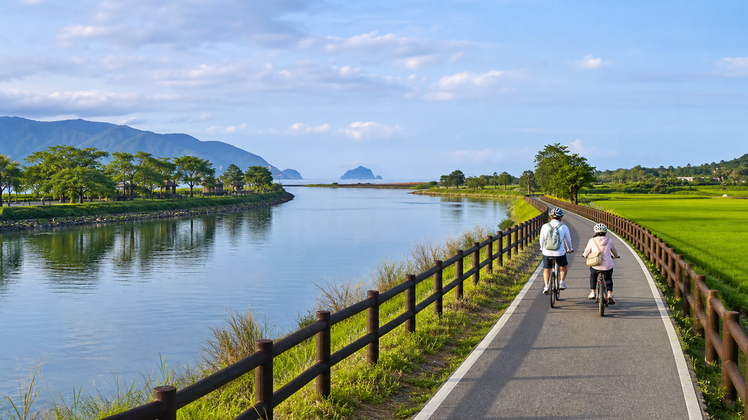 宜蘭冬山河自行車道:水岸童話之旅