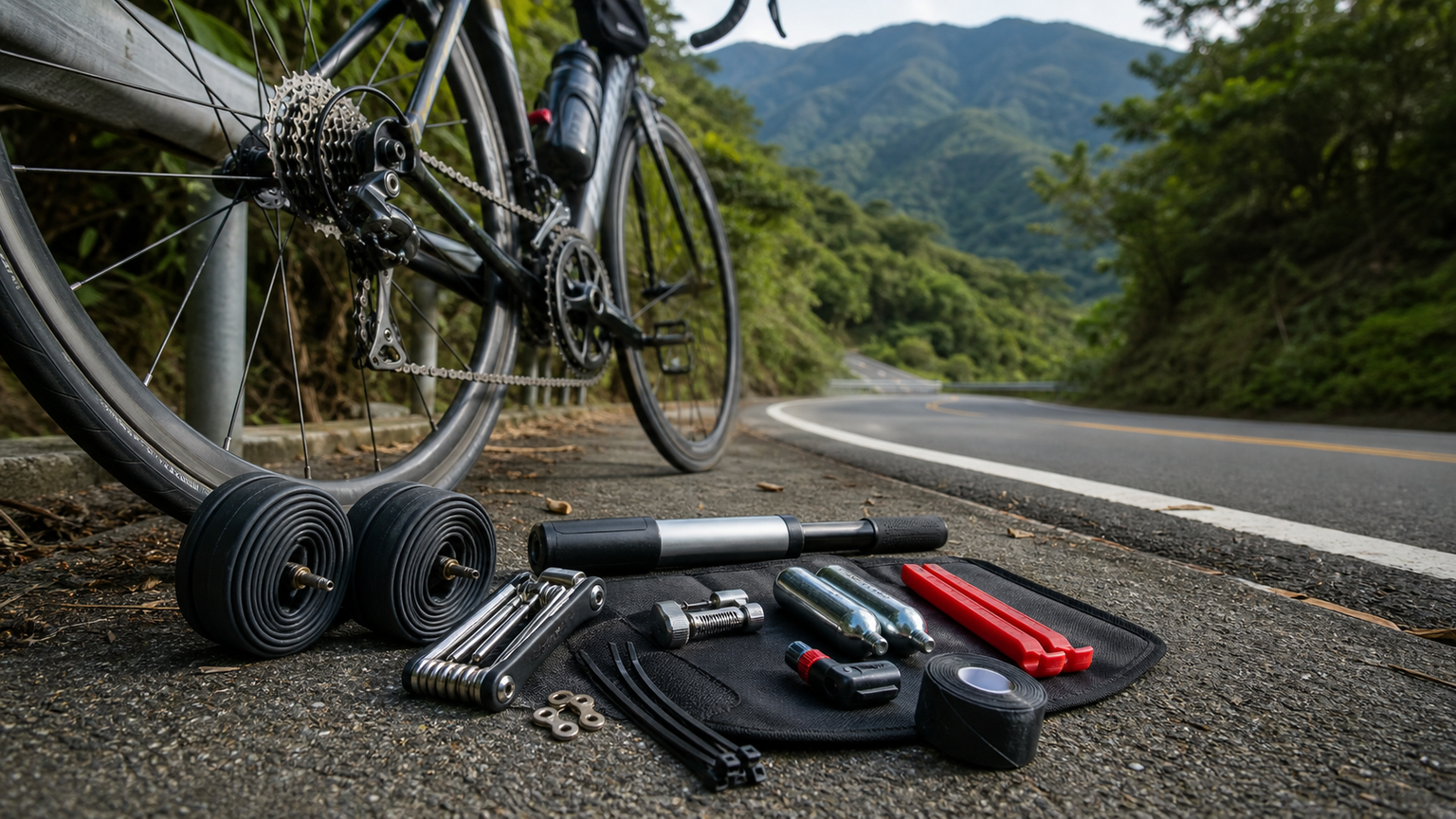 公路車路邊急救工具組:台灣車友必備的隨身裝備