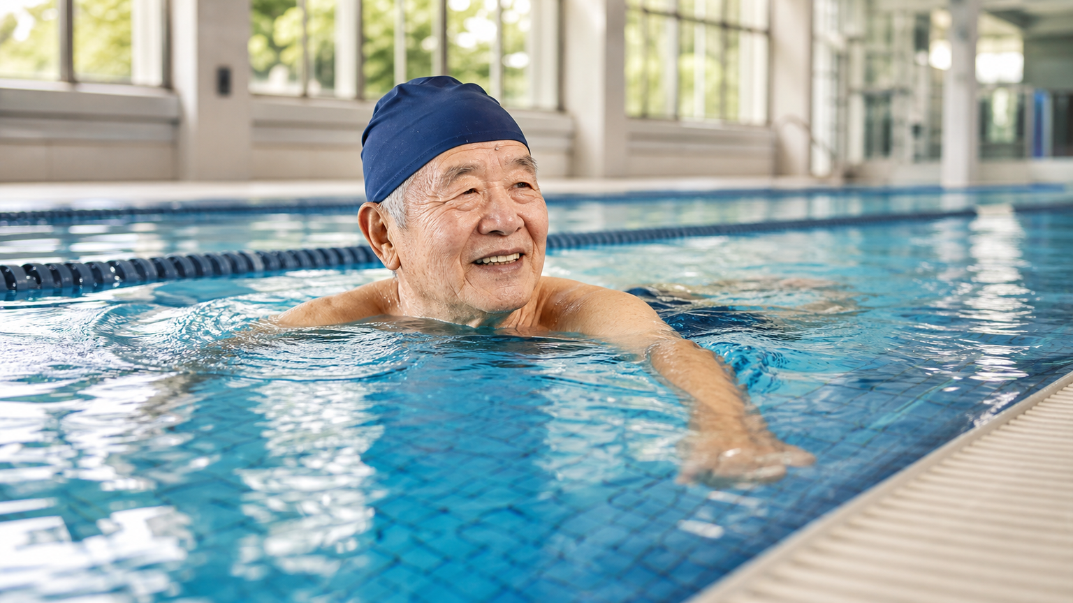銀髮族游泳:75歲也能做的有氧運動指南