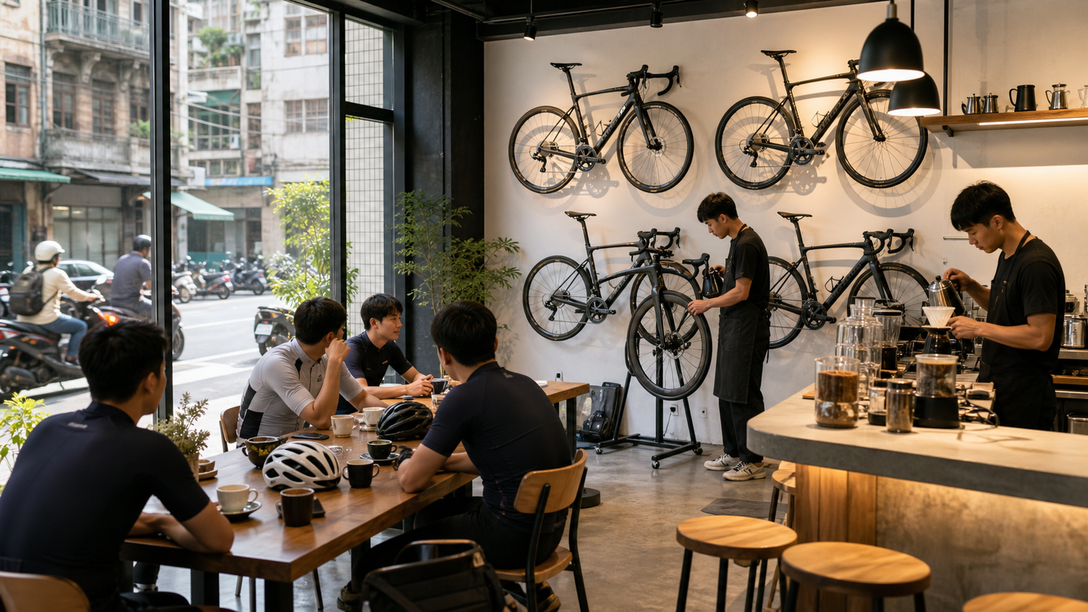 單車咖啡廳文化:台灣車店的華麗進化