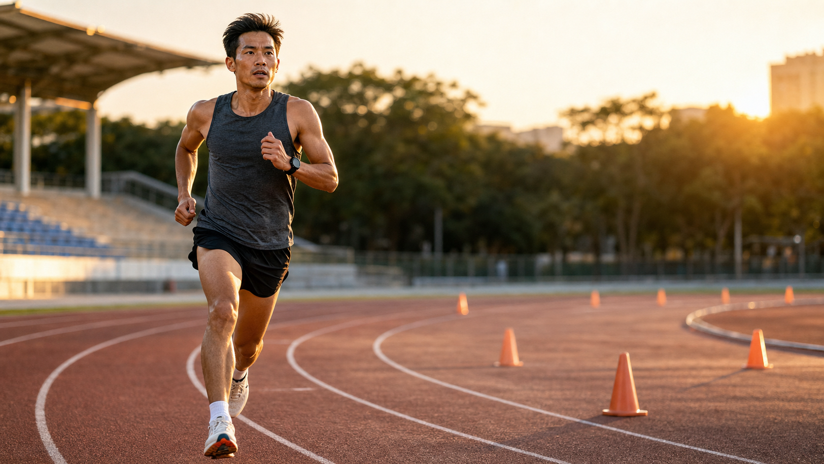 間歇訓練配速:400m/800m/1000m 各段的速度設定