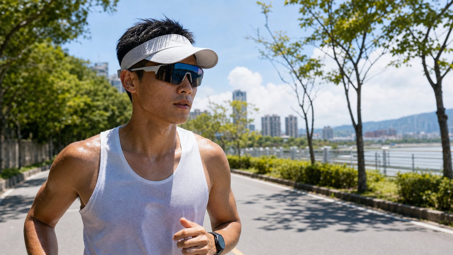跑步遮陽帽與太陽眼鏡:台灣夏季路跑不可忽視的防護裝備