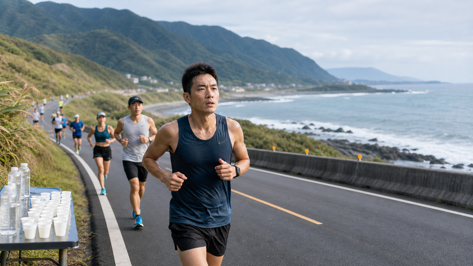 萬金石馬拉松攻略:海岸山路的起伏配速與補給