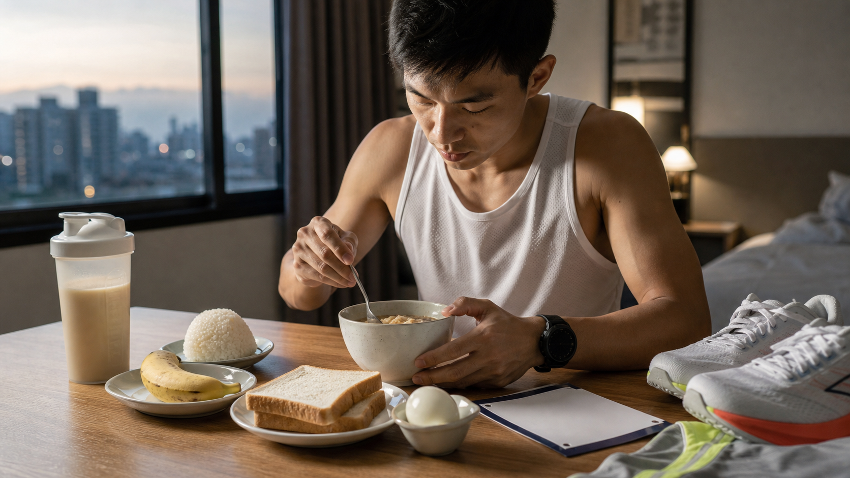 路跑者的早餐設計:比賽日早上的最佳飲食時機