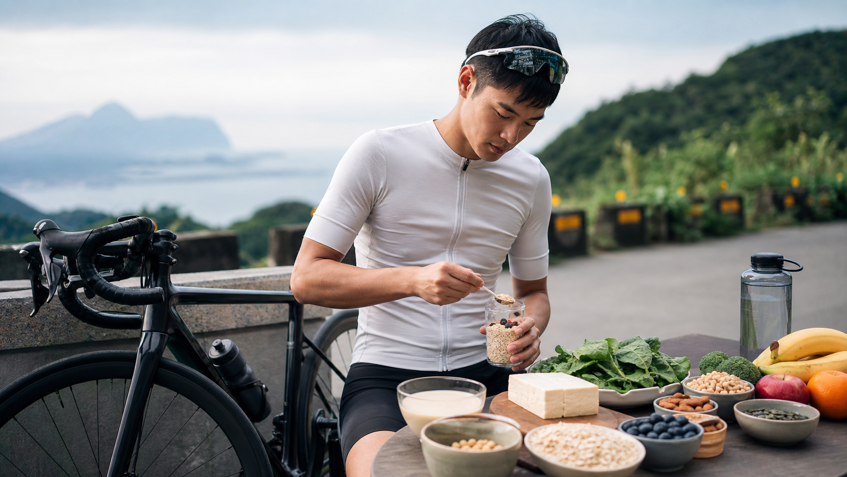 素食自行車手的飲食策略：植物性飲食的完整營養補充