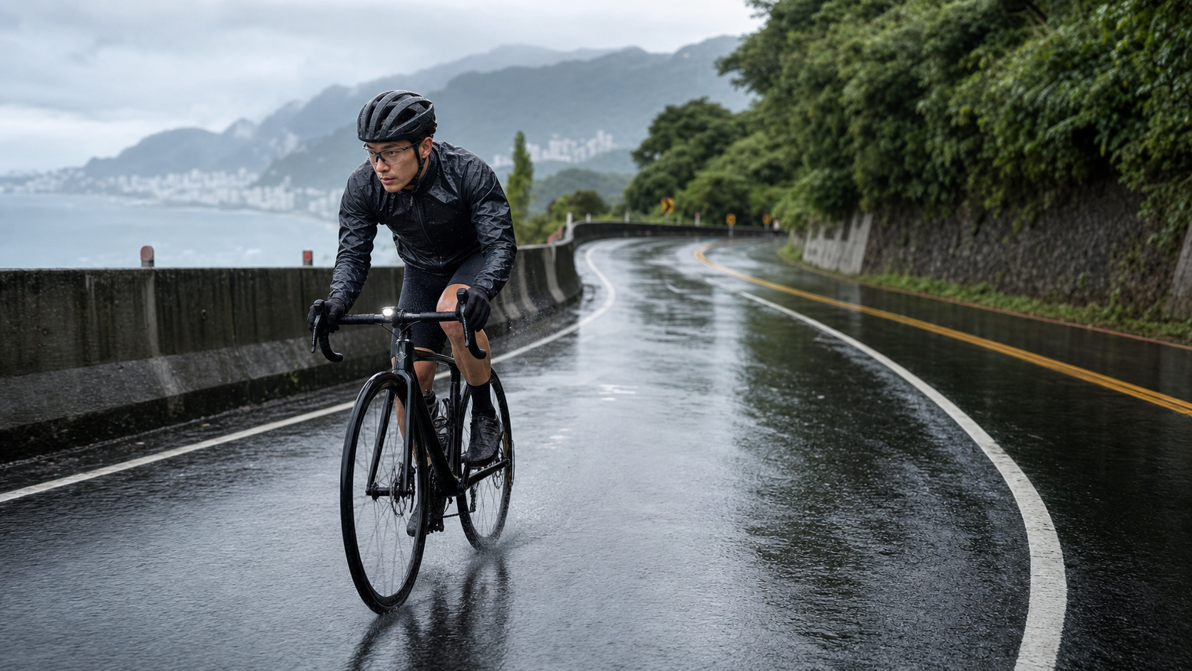公路車的雨天騎行安全:濕滑路面的應對策略