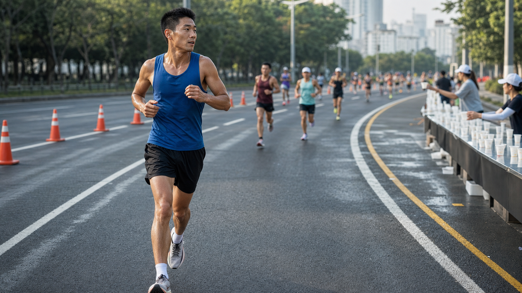 路跑的賽道策略:直道、彎道、補給站的速度管理