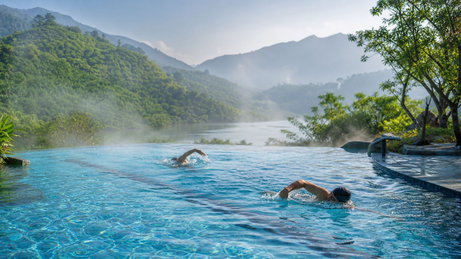 游泳旅遊:台灣值得造訪的特色游泳池與溫水泳池