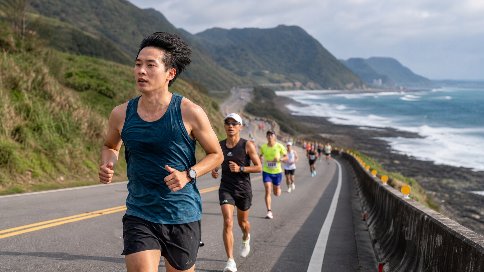 萬金石馬拉松攻略:海岸風景路線的坡度應對與天氣變數