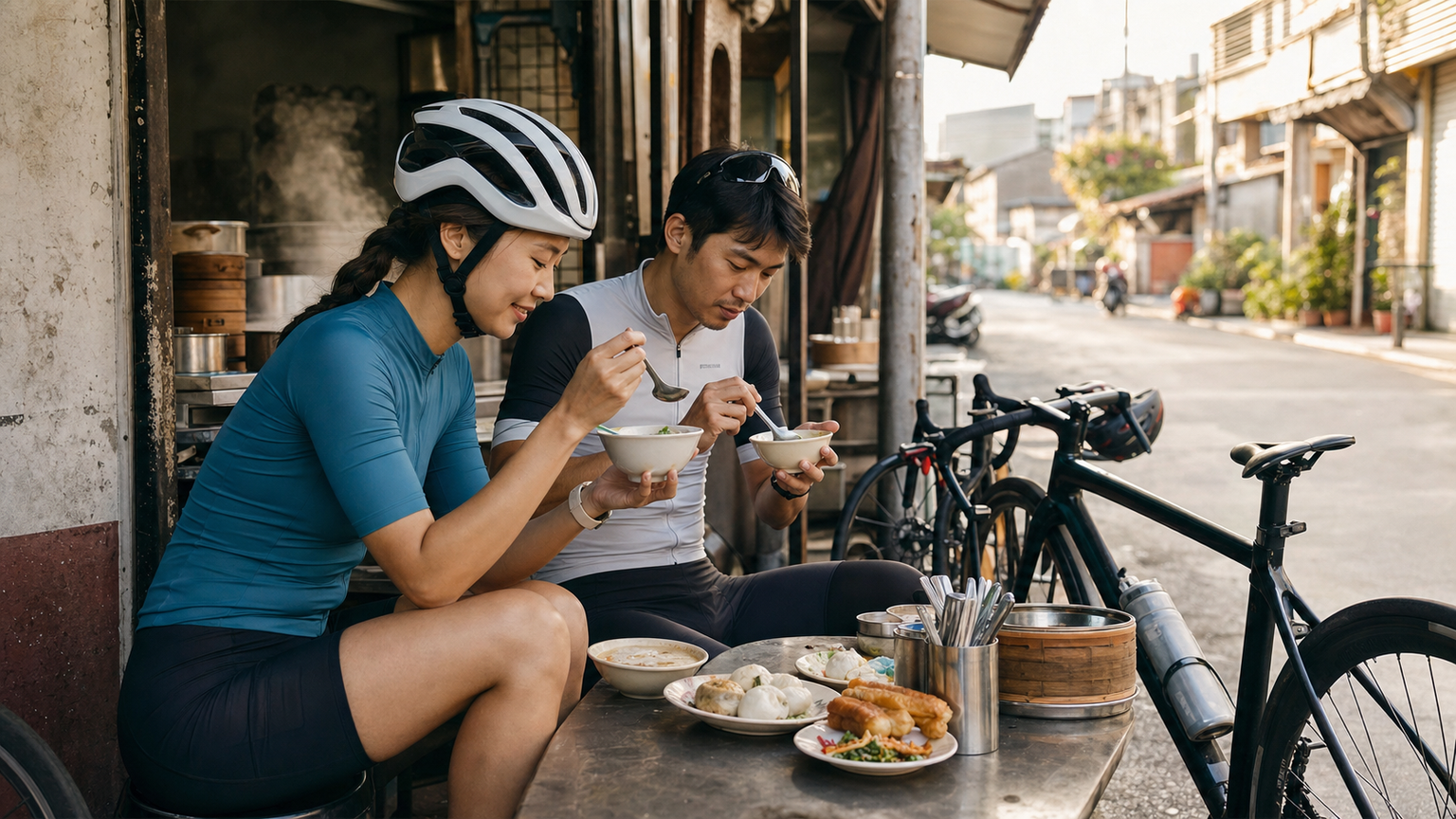 單車與美食的結合:以騎行串聯台灣各地在地小吃