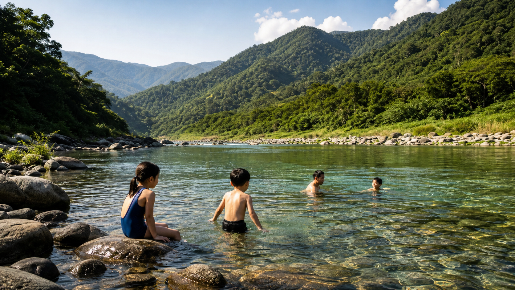 台灣河川游泳:秀姑巒溪、大安溪的野溪游泳文化