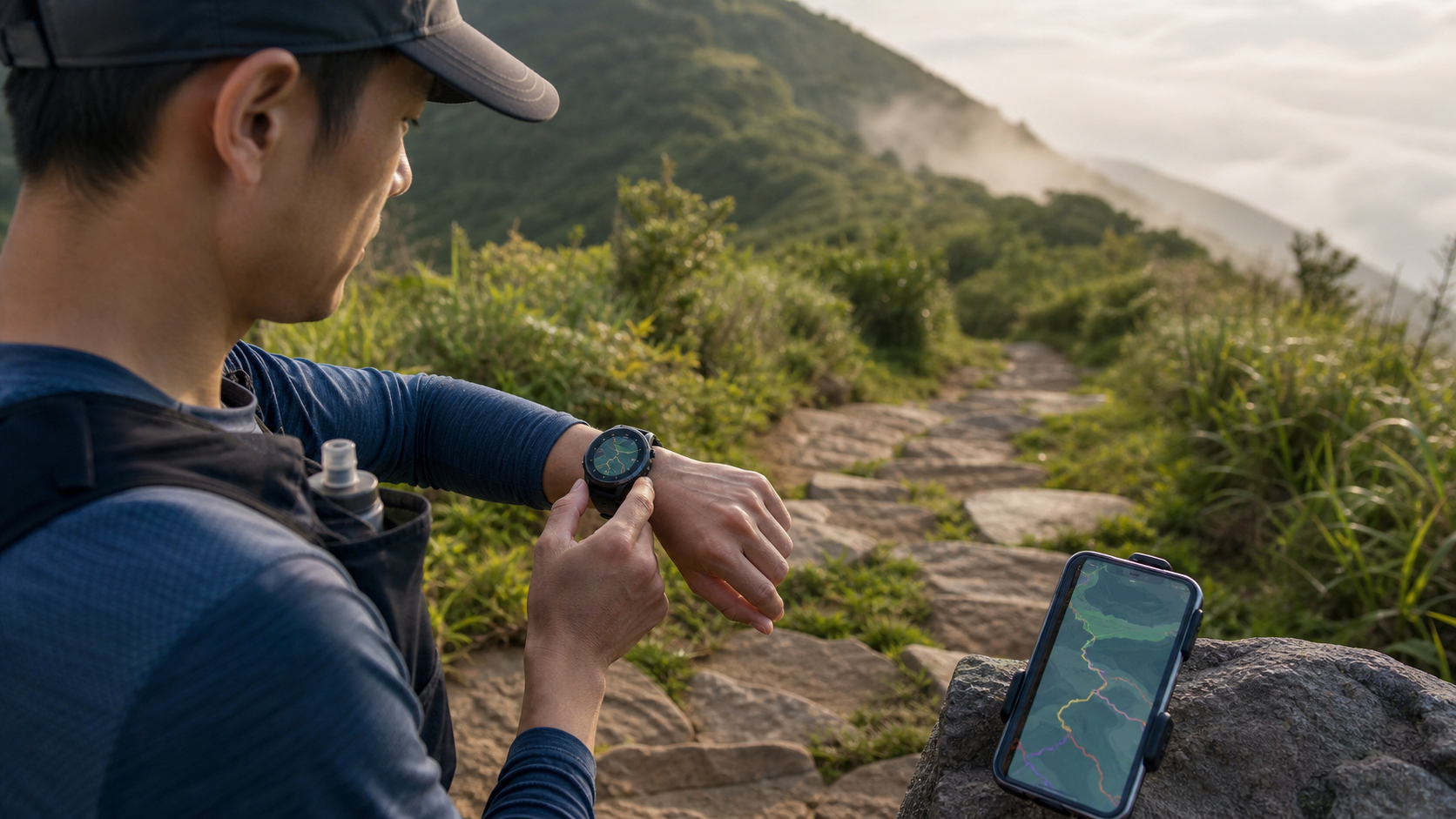 路跑地圖與導航科技:Garmin 地圖、Komoot 越野導航的功能比較