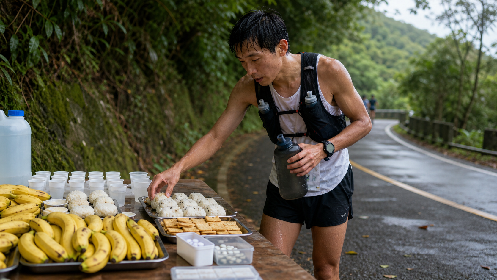 超馬的補給策略:固態食物、流質、電解質的時機管理