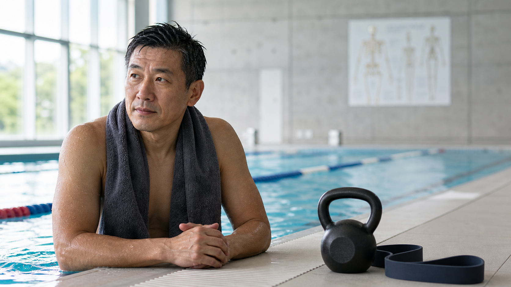 游泳的骨質密度:低衝擊運動對骨骼健康的限制與補強策略