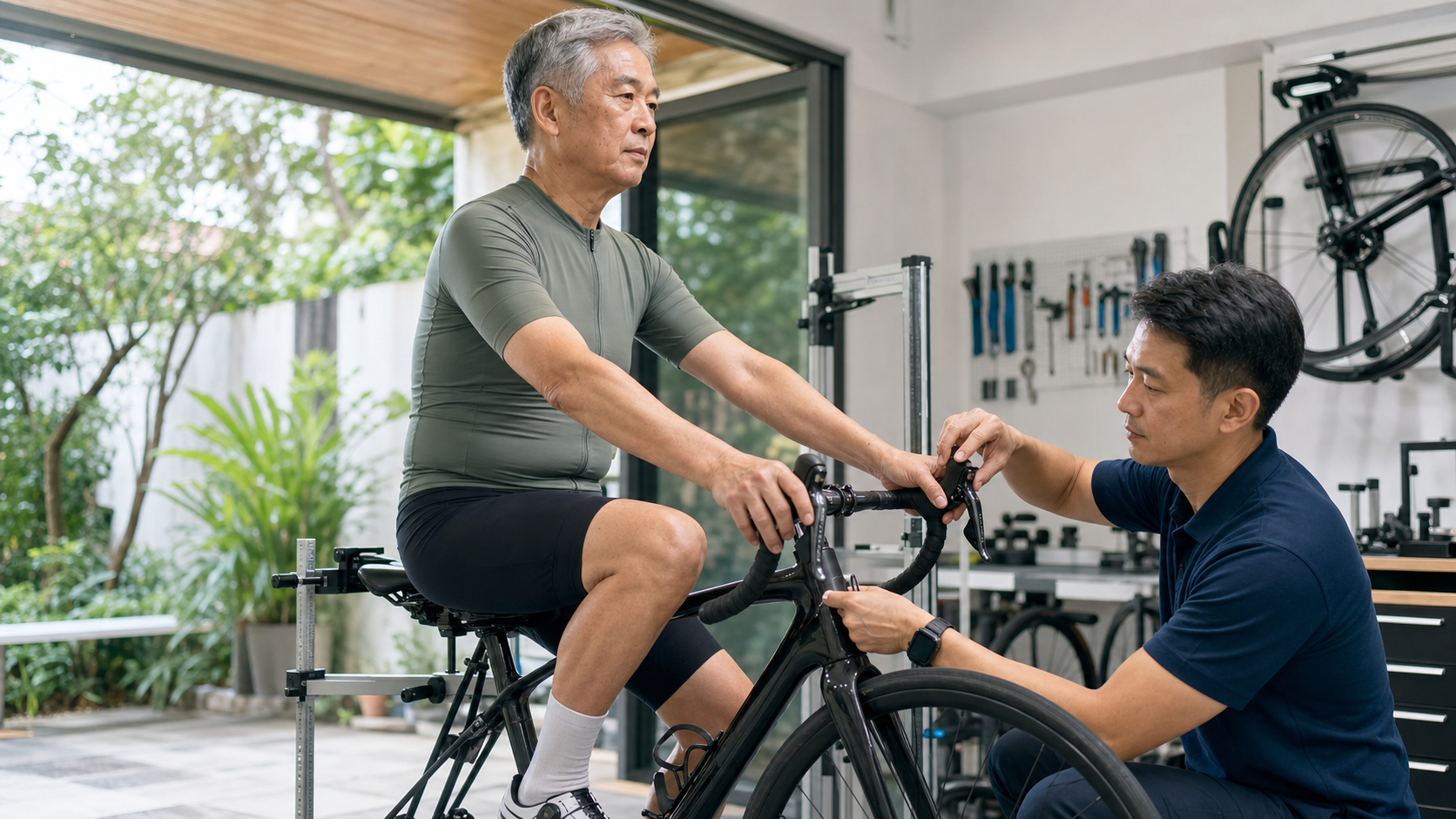 老年騎士的 Bike Fit:柔軟度下降後的上半身調整策略