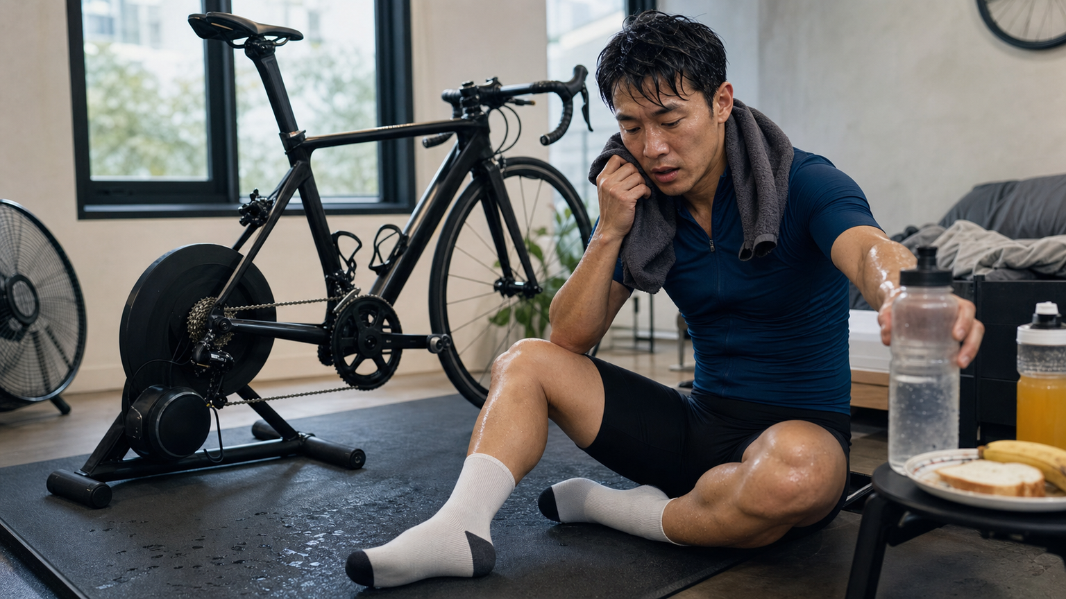 室內訓練後的恢復:為什麼室內訓練後比戶外更脫水、肌肉更僵硬