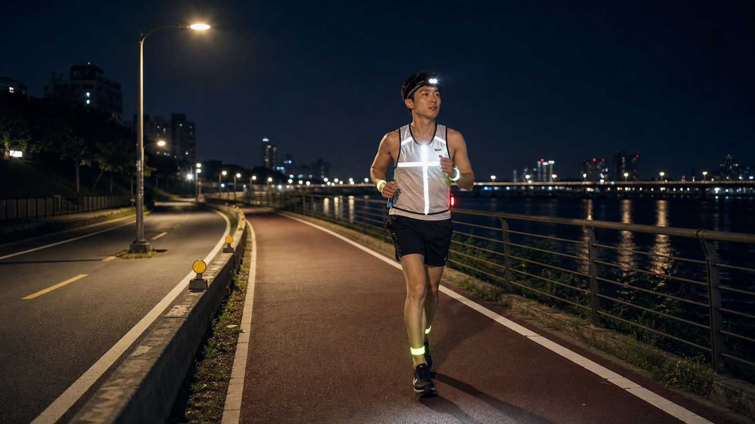 夜跑安全配備:反光、頭燈、路線的完整指南