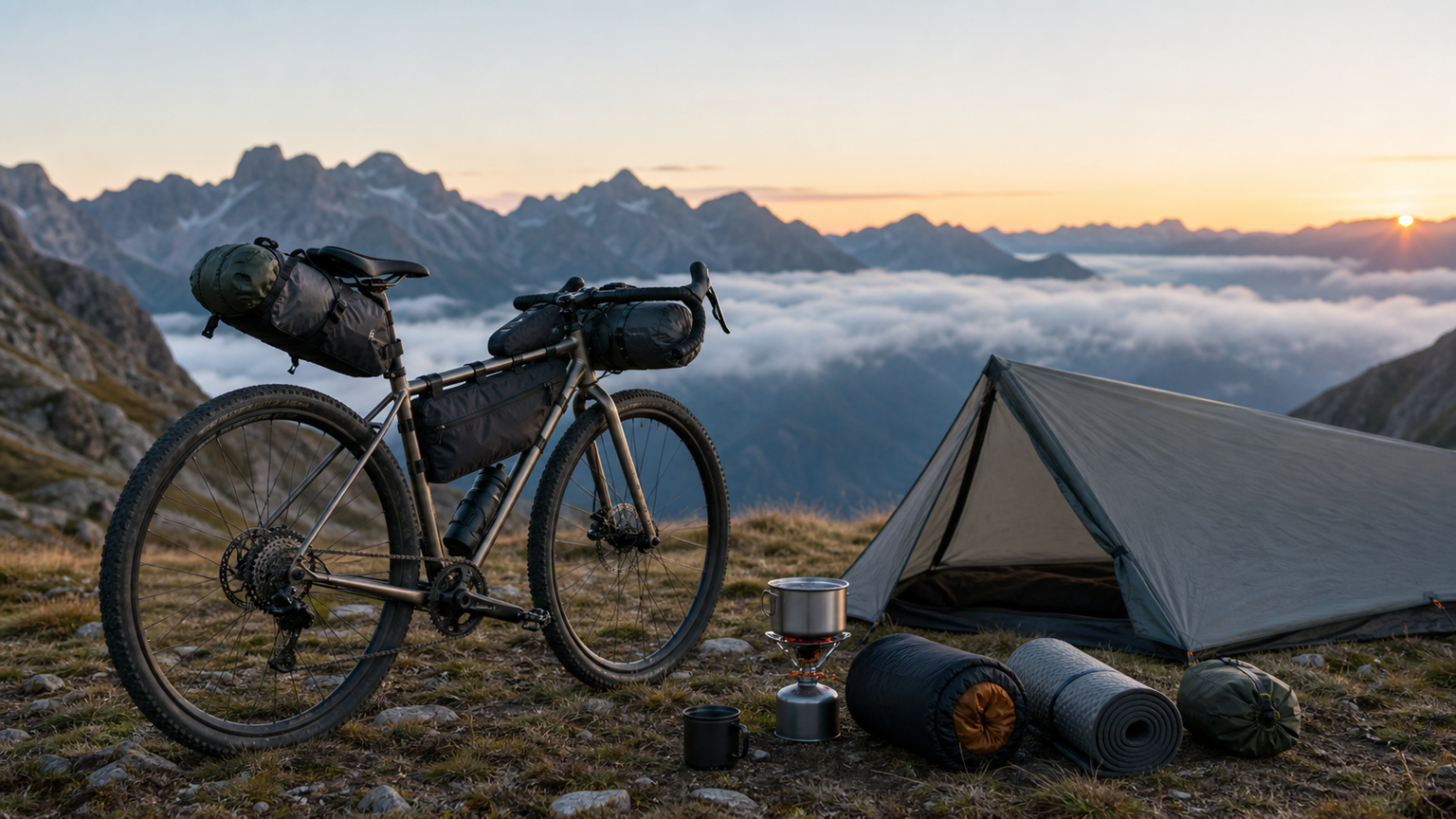 Bikepacking 露營裝備:帳篷、睡袋、爐具最輕配置
