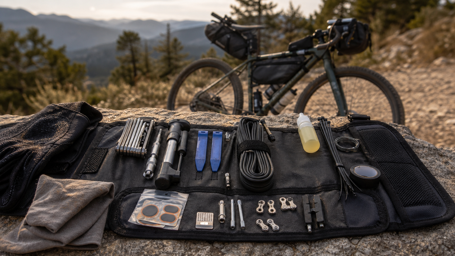 Bikepacking 維修工具包:必備工具與耗材清單