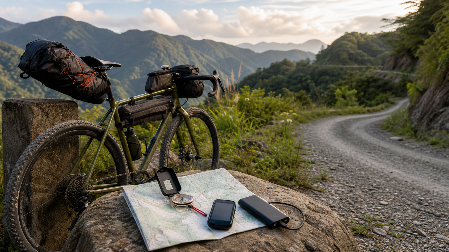 Bikepacking 導航:Komoot、Ride with GPS、實體地圖完整對比