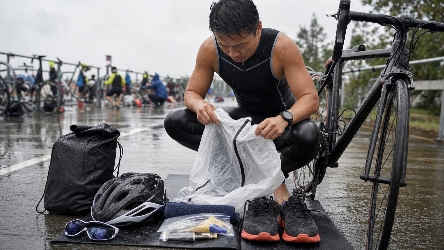 三鐵雨備裝備清單:賽事下雨的應對配備與賽前準備