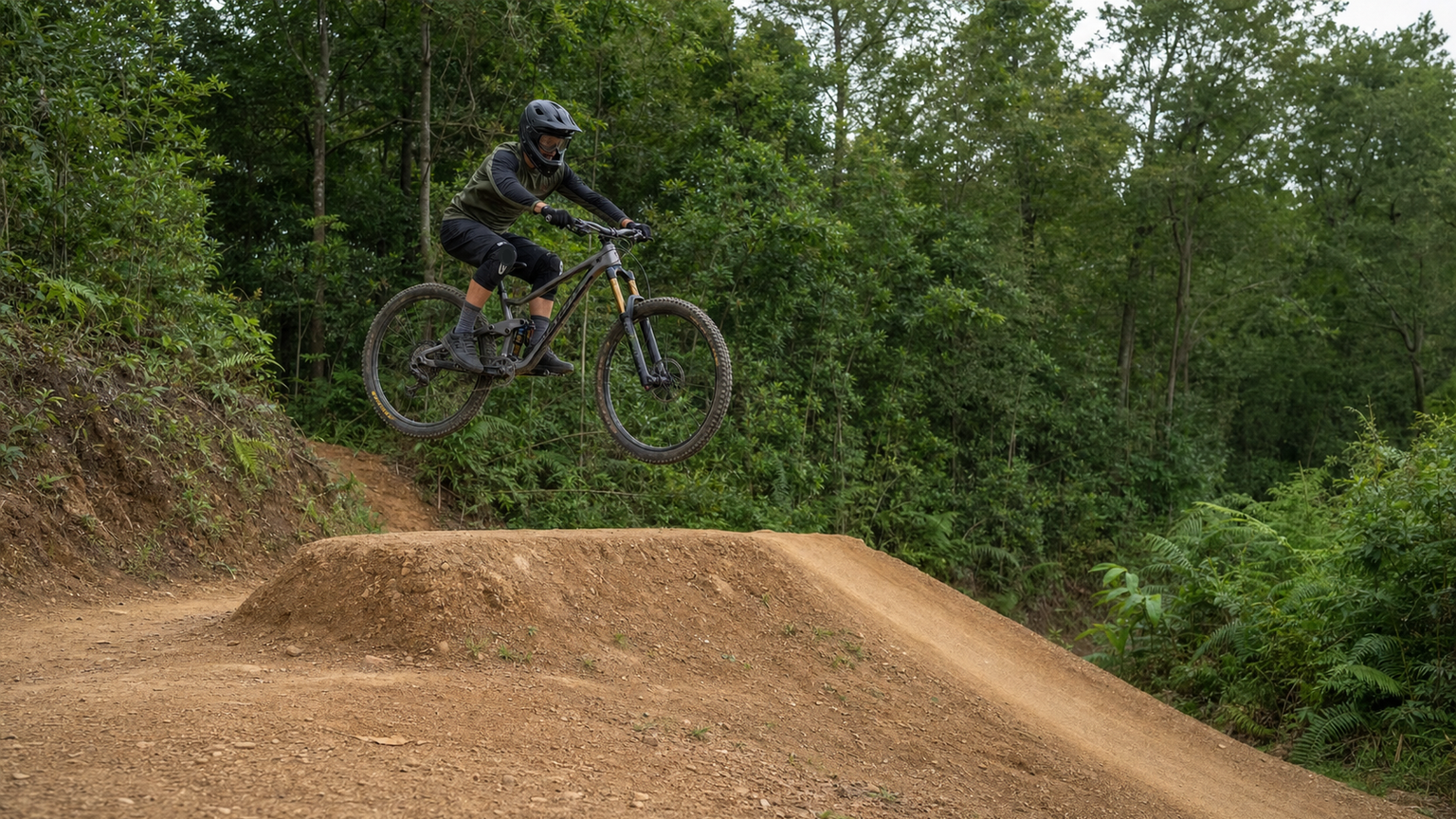MTB 的跳躍技術:小 tabletop 的起跳時機與落地吸震