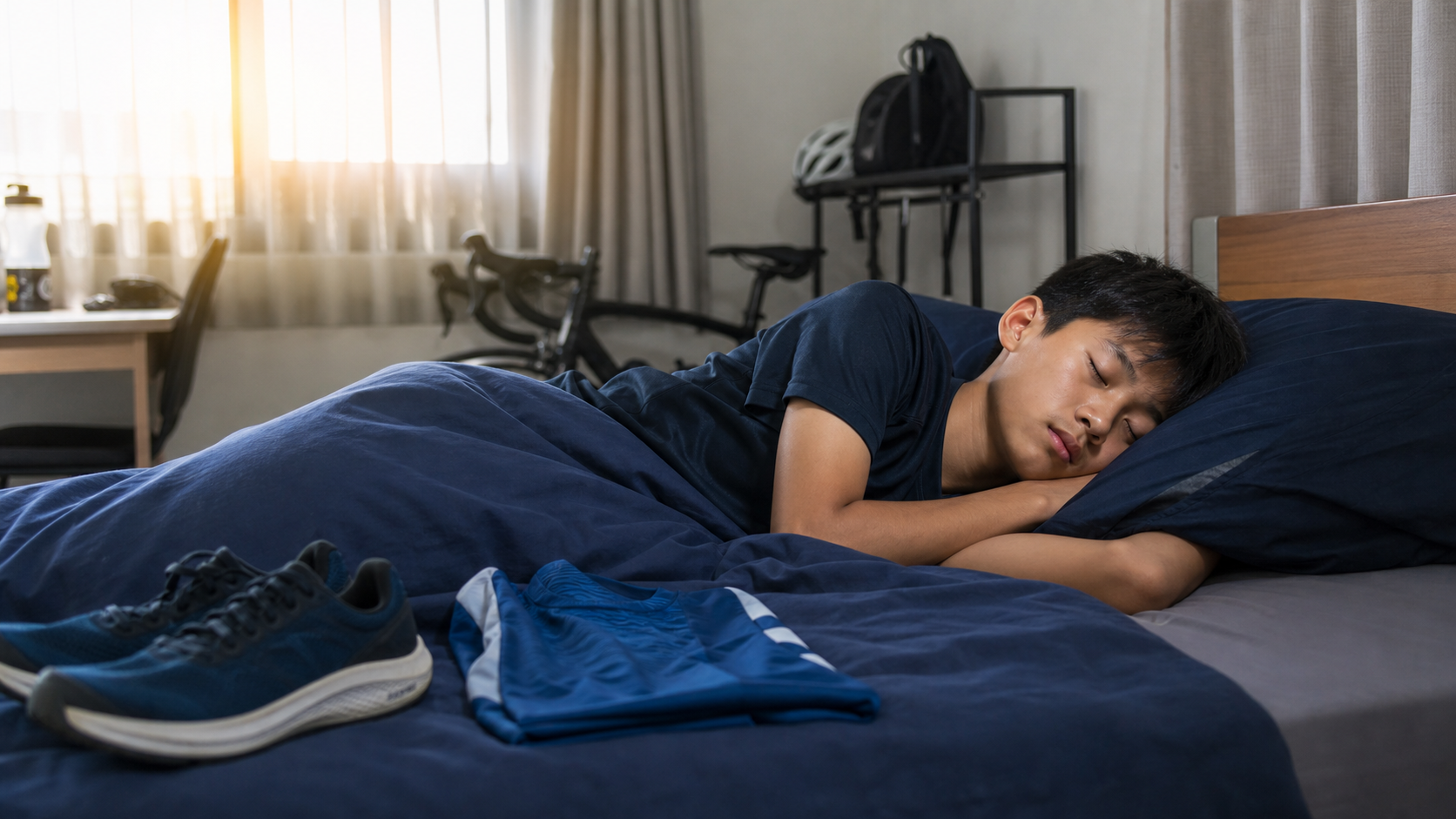 青少年運動員的睡眠:9–10小時睡眠對成長與訓練恢復的必要性