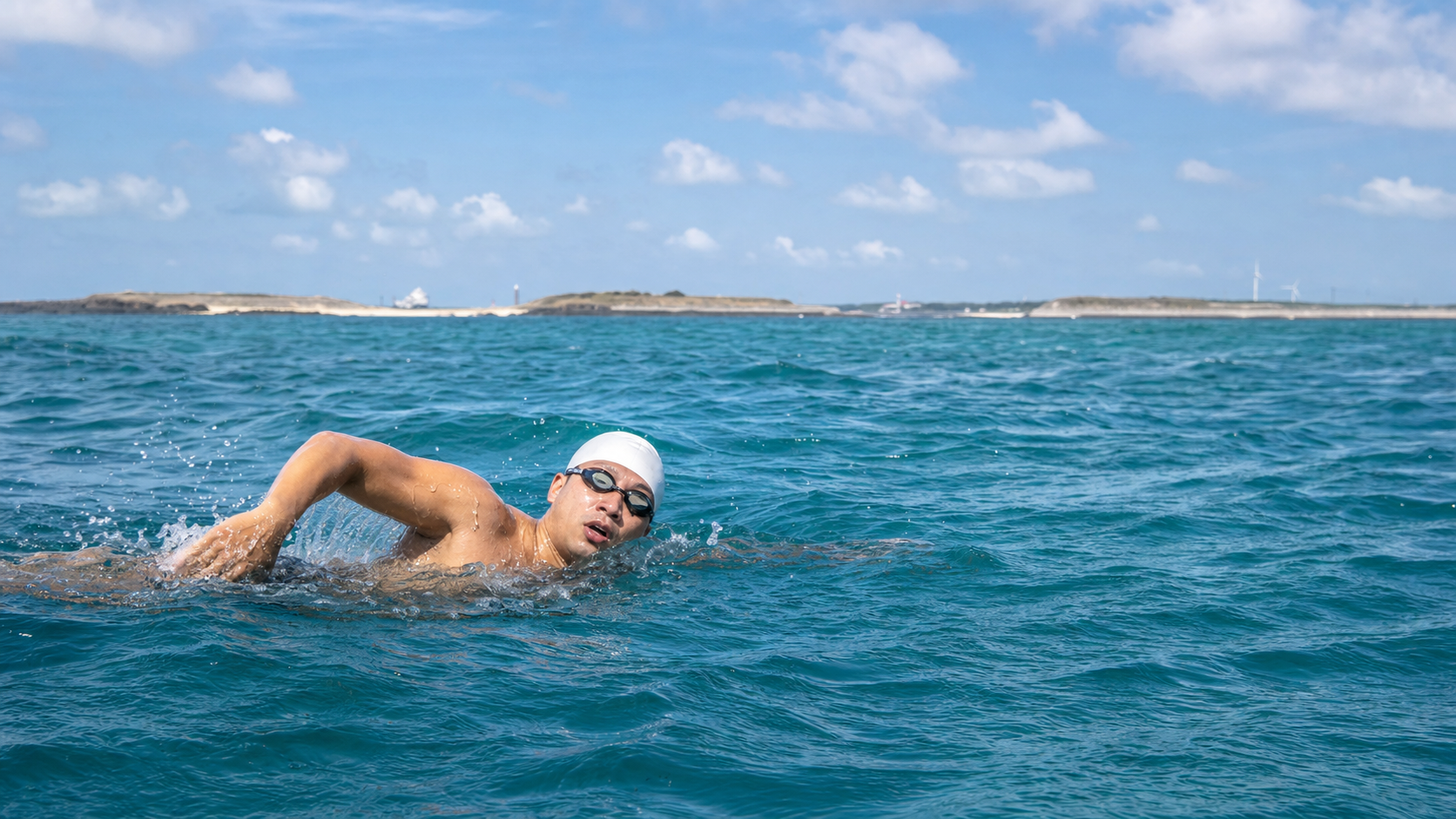 澎湖跨海游泳挑戰:海峽水流中的方向掌控與心理克服