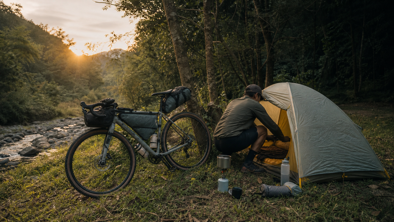 首次單車露營:Bikepacking 入門者的第一夜野外紮營